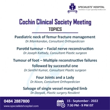 Cochin Clinical Society Meeting 2022