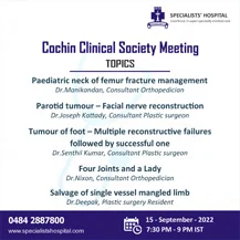 Cochin Clinical Society Meeting- 2023